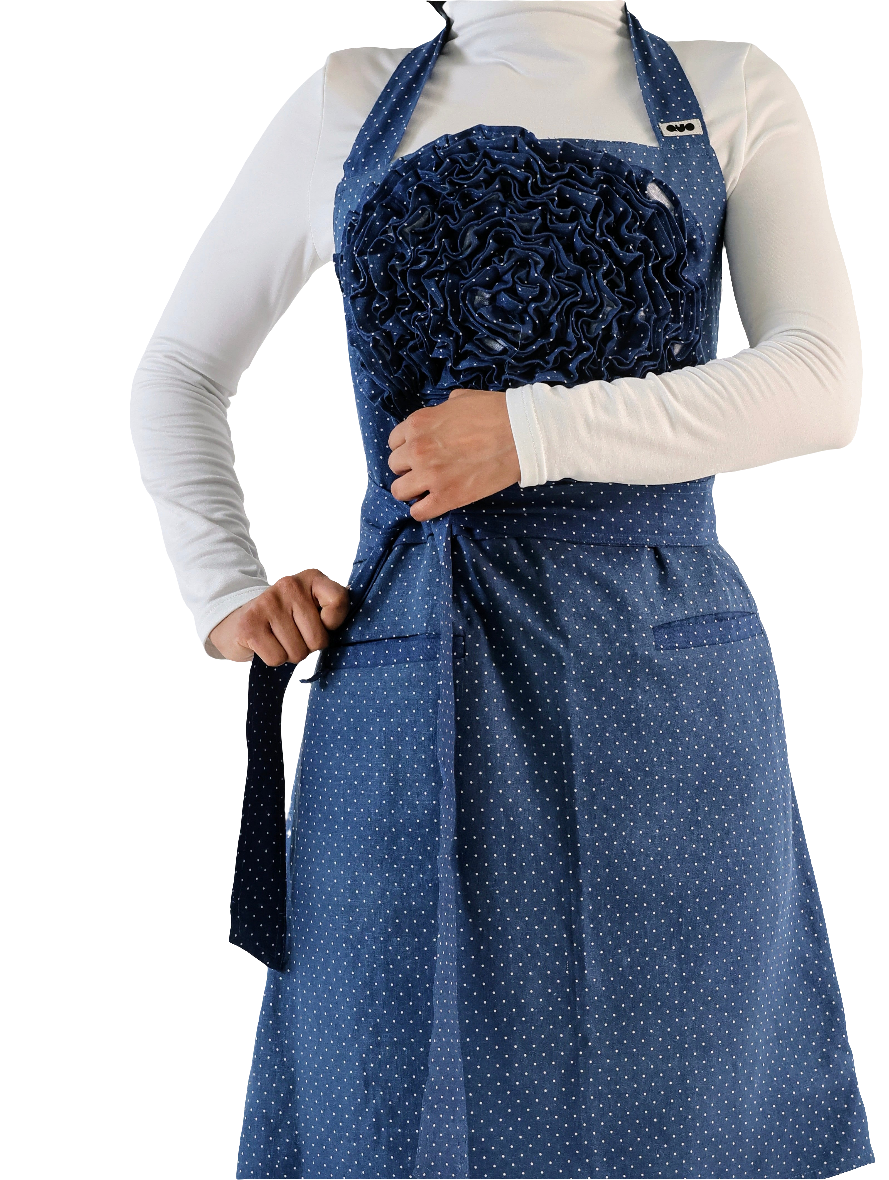 Midnight Bloom Apron